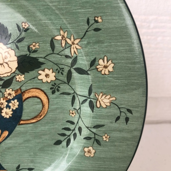 Brandon House “Brandon Rose” Stoneware 8 inch Plates (Set of 4) - Picture 13 of 14